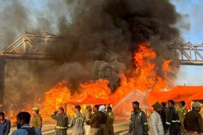 Fire at Mahakumbh Mela