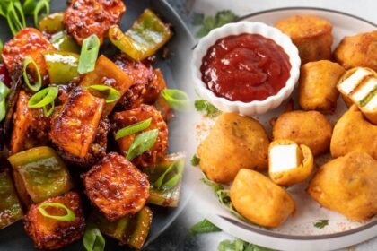 Schezwan Paneer And Paneer Pakora