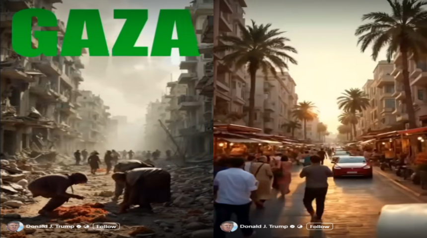 AI video of Gaza