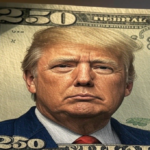 Trump Face on Dollar Bill