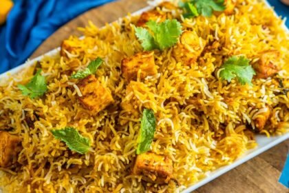 Paneer Biriyani Recipe